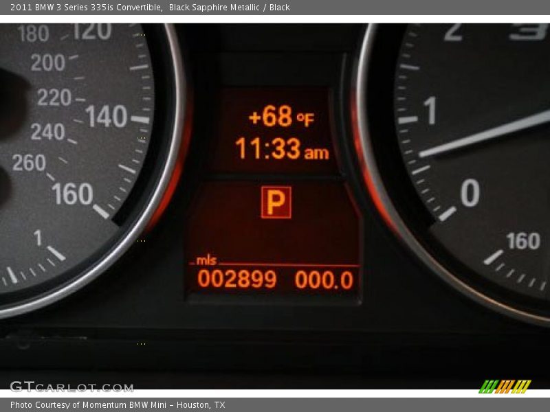 Black Sapphire Metallic / Black 2011 BMW 3 Series 335is Convertible