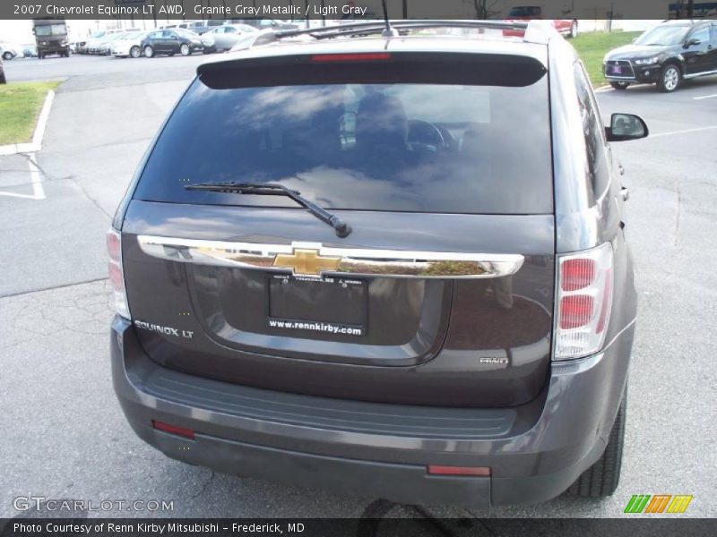 Granite Gray Metallic / Light Gray 2007 Chevrolet Equinox LT AWD
