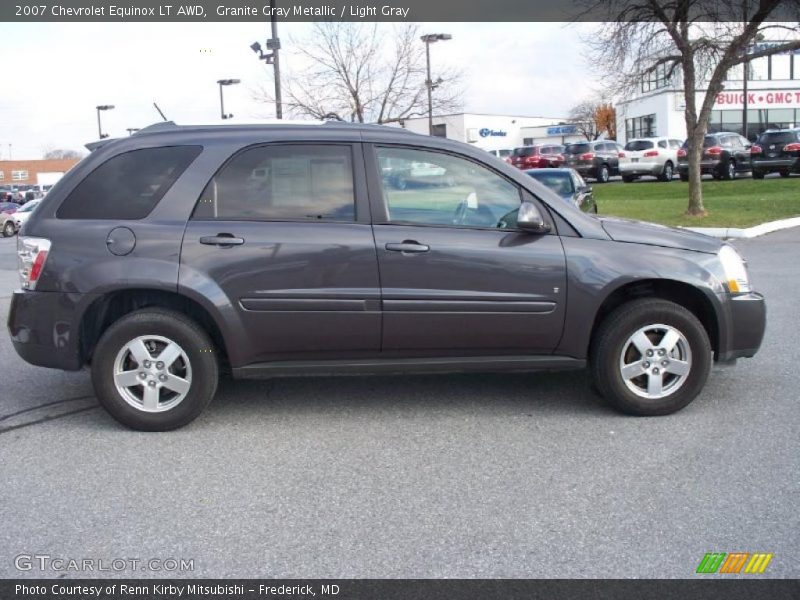Granite Gray Metallic / Light Gray 2007 Chevrolet Equinox LT AWD