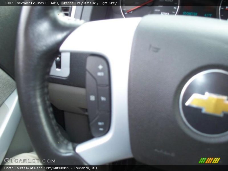 Granite Gray Metallic / Light Gray 2007 Chevrolet Equinox LT AWD