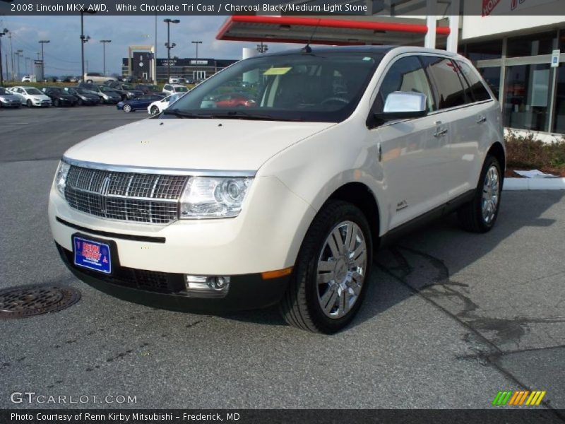 White Chocolate Tri Coat / Charcoal Black/Medium Light Stone 2008 Lincoln MKX AWD