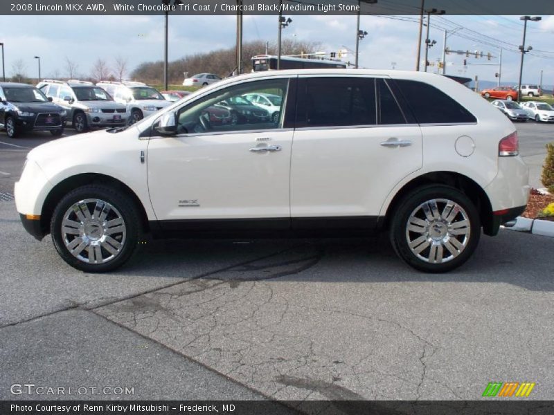 White Chocolate Tri Coat / Charcoal Black/Medium Light Stone 2008 Lincoln MKX AWD