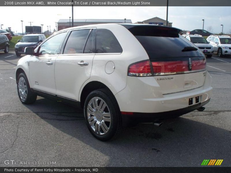 White Chocolate Tri Coat / Charcoal Black/Medium Light Stone 2008 Lincoln MKX AWD