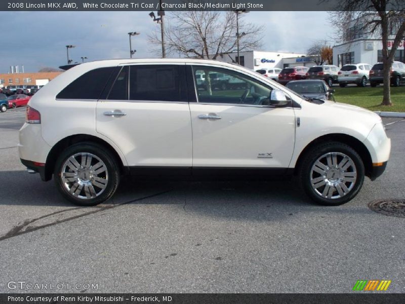 White Chocolate Tri Coat / Charcoal Black/Medium Light Stone 2008 Lincoln MKX AWD