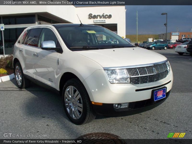 White Chocolate Tri Coat / Charcoal Black/Medium Light Stone 2008 Lincoln MKX AWD