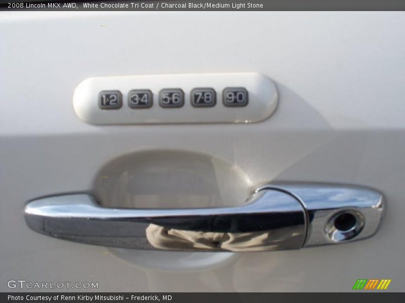 White Chocolate Tri Coat / Charcoal Black/Medium Light Stone 2008 Lincoln MKX AWD