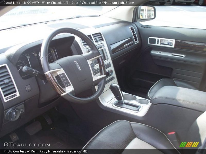 White Chocolate Tri Coat / Charcoal Black/Medium Light Stone 2008 Lincoln MKX AWD