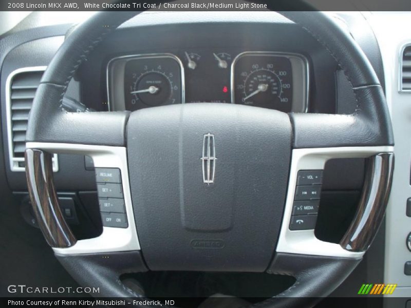 White Chocolate Tri Coat / Charcoal Black/Medium Light Stone 2008 Lincoln MKX AWD