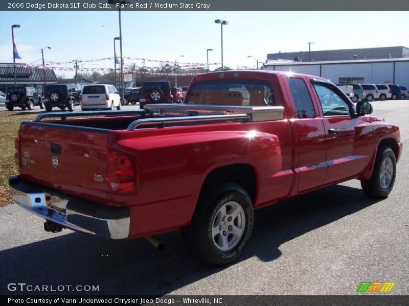 Flame Red / Medium Slate Gray 2006 Dodge Dakota SLT Club Cab