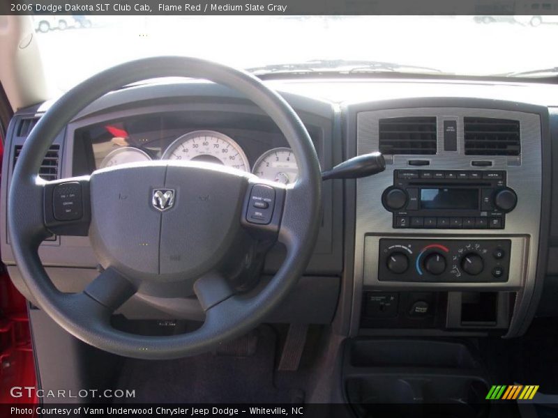 Flame Red / Medium Slate Gray 2006 Dodge Dakota SLT Club Cab