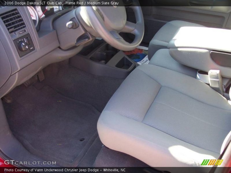 Flame Red / Medium Slate Gray 2006 Dodge Dakota SLT Club Cab