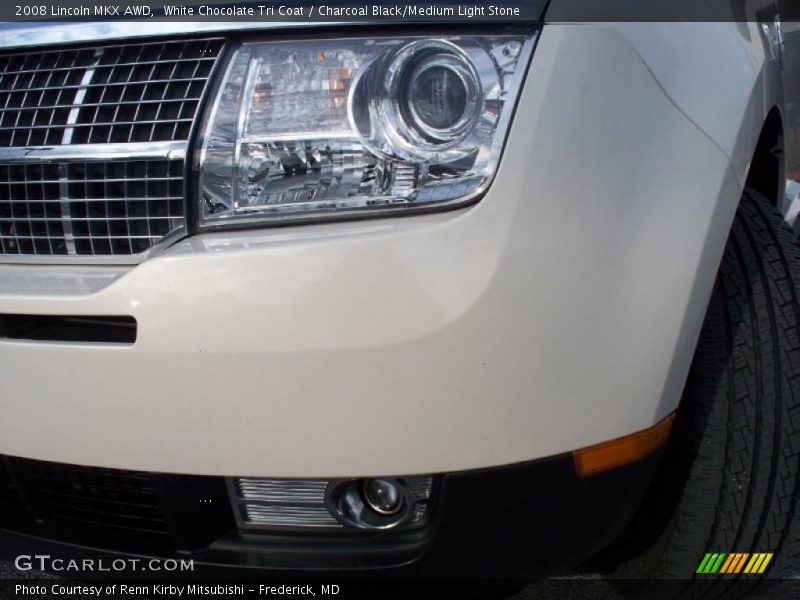 White Chocolate Tri Coat / Charcoal Black/Medium Light Stone 2008 Lincoln MKX AWD