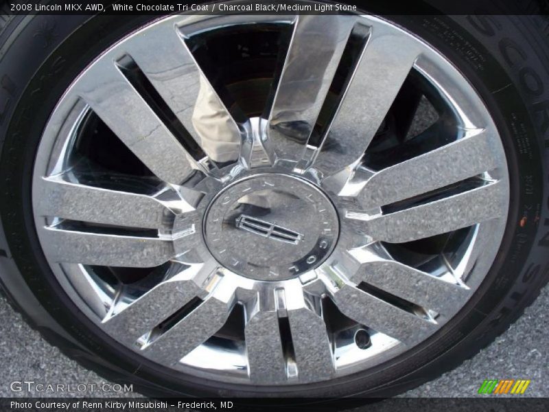 White Chocolate Tri Coat / Charcoal Black/Medium Light Stone 2008 Lincoln MKX AWD