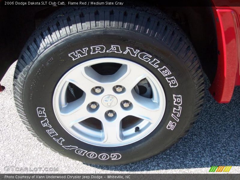 Flame Red / Medium Slate Gray 2006 Dodge Dakota SLT Club Cab