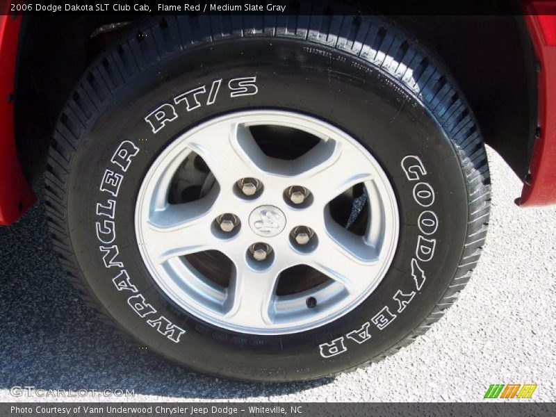 Flame Red / Medium Slate Gray 2006 Dodge Dakota SLT Club Cab