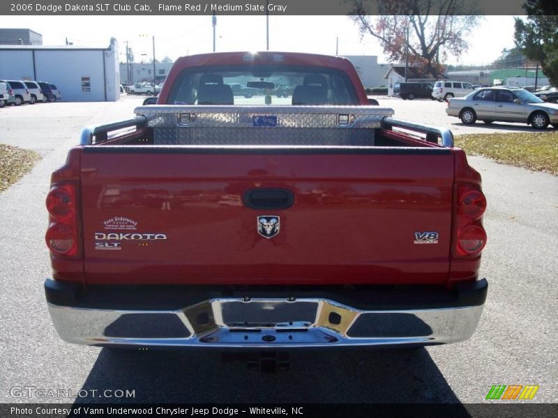 Flame Red / Medium Slate Gray 2006 Dodge Dakota SLT Club Cab