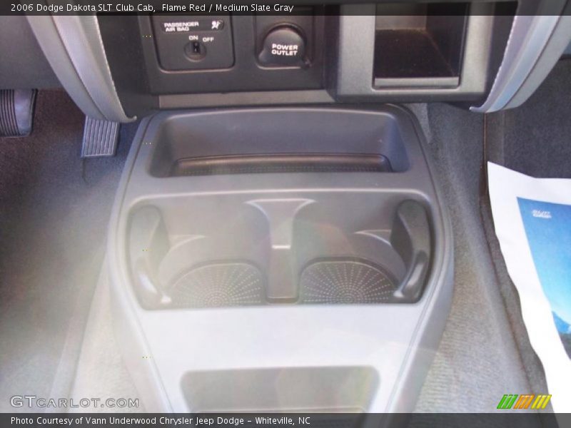 Flame Red / Medium Slate Gray 2006 Dodge Dakota SLT Club Cab
