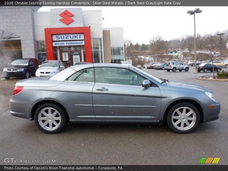 Silver Steel Metallic / Dark Slate Gray/Light Slate Gray 2008 Chrysler Sebring Touring Hardtop Convertible