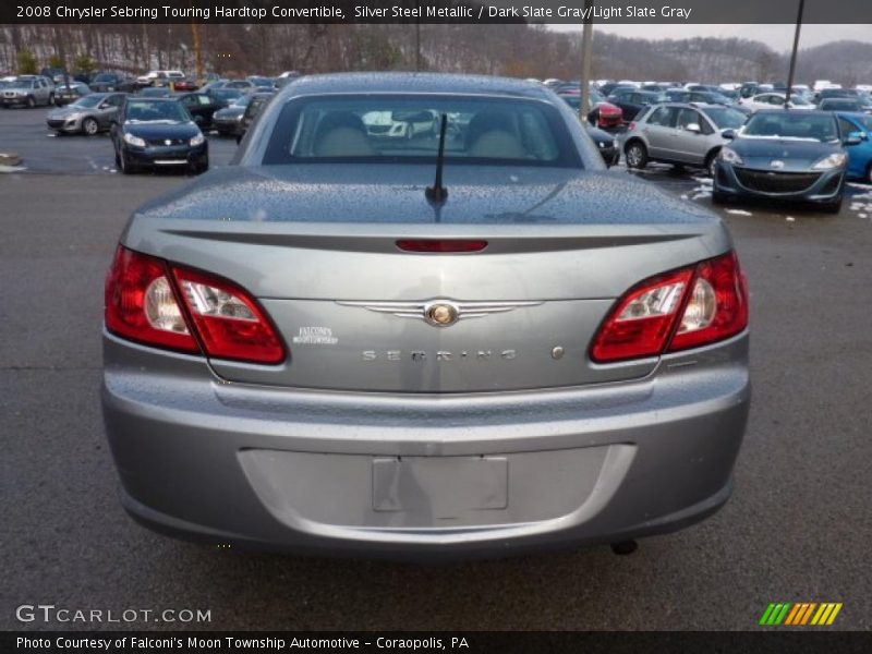 Silver Steel Metallic / Dark Slate Gray/Light Slate Gray 2008 Chrysler Sebring Touring Hardtop Convertible