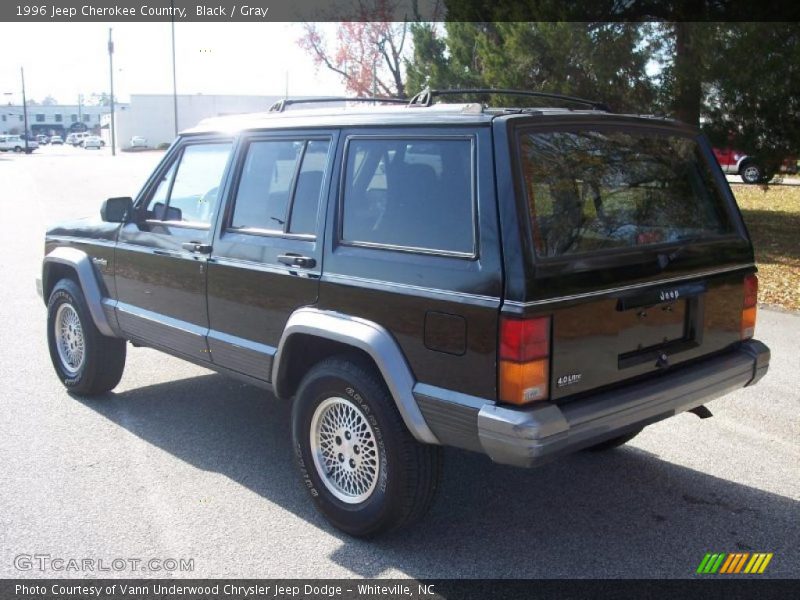 Black / Gray 1996 Jeep Cherokee Country