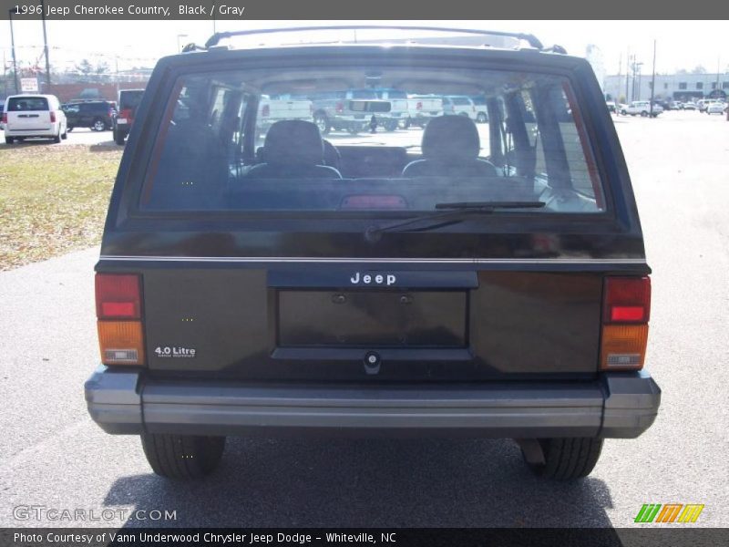 Black / Gray 1996 Jeep Cherokee Country