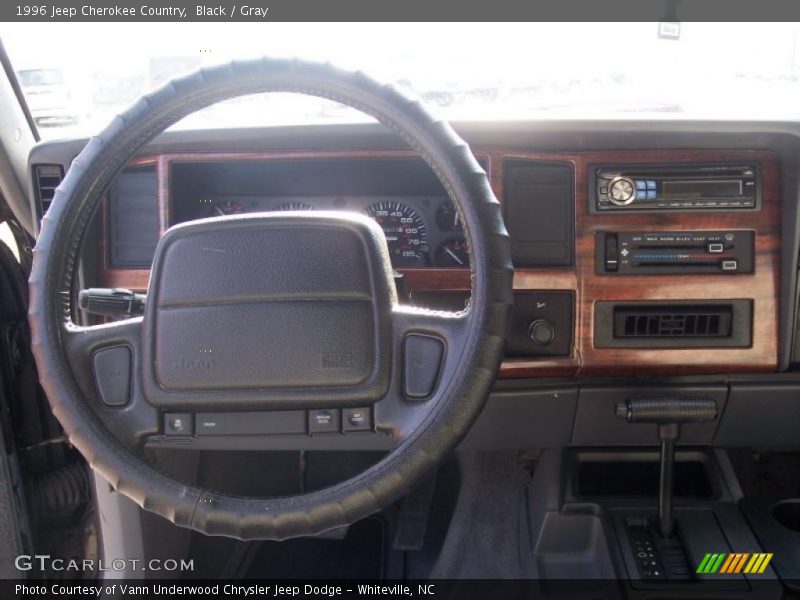 Black / Gray 1996 Jeep Cherokee Country