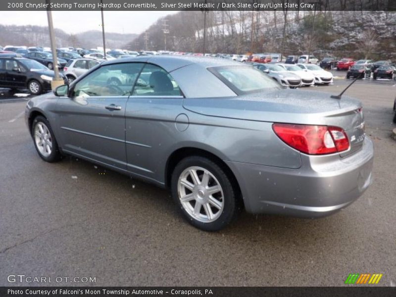 Silver Steel Metallic / Dark Slate Gray/Light Slate Gray 2008 Chrysler Sebring Touring Hardtop Convertible