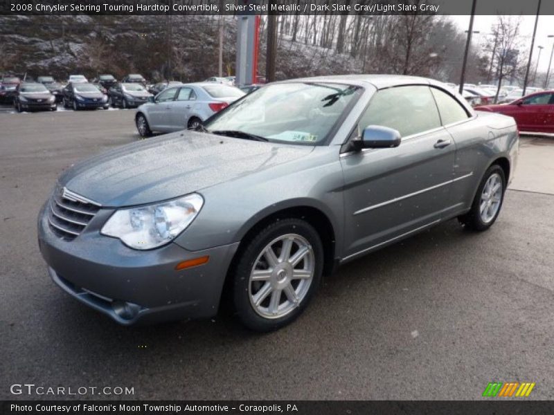 Silver Steel Metallic / Dark Slate Gray/Light Slate Gray 2008 Chrysler Sebring Touring Hardtop Convertible