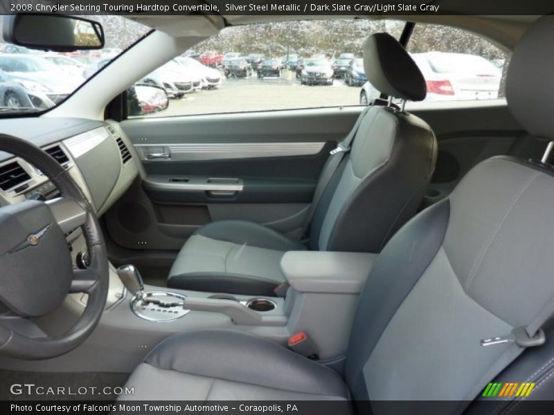 Silver Steel Metallic / Dark Slate Gray/Light Slate Gray 2008 Chrysler Sebring Touring Hardtop Convertible