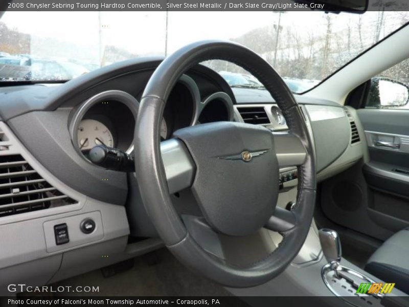 Silver Steel Metallic / Dark Slate Gray/Light Slate Gray 2008 Chrysler Sebring Touring Hardtop Convertible