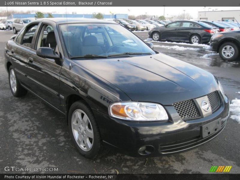 Blackout / Charcoal 2006 Nissan Sentra 1.8 S Special Edition