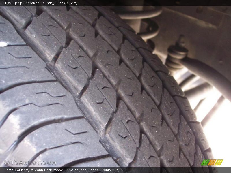 Black / Gray 1996 Jeep Cherokee Country