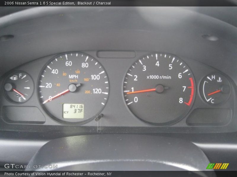 Blackout / Charcoal 2006 Nissan Sentra 1.8 S Special Edition