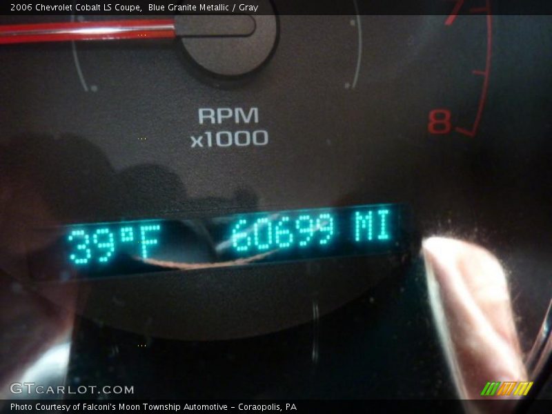 Blue Granite Metallic / Gray 2006 Chevrolet Cobalt LS Coupe