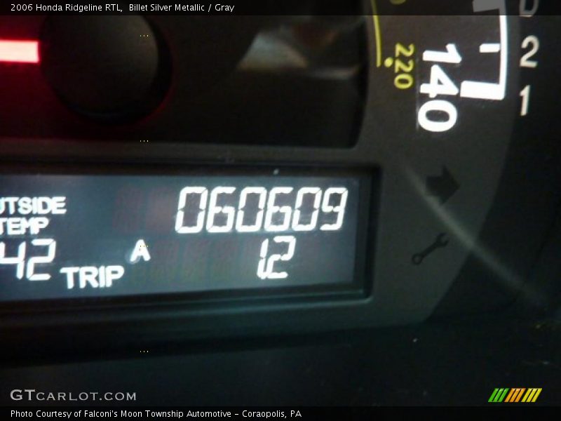 Billet Silver Metallic / Gray 2006 Honda Ridgeline RTL