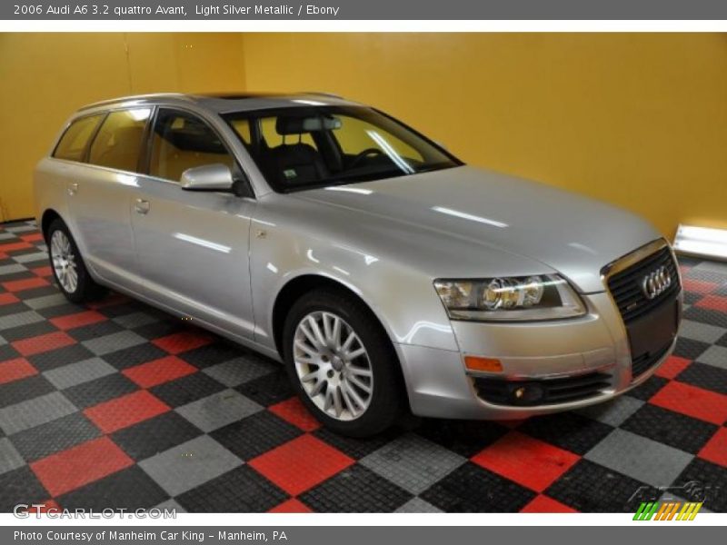 Light Silver Metallic / Ebony 2006 Audi A6 3.2 quattro Avant