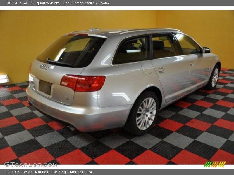 Light Silver Metallic / Ebony 2006 Audi A6 3.2 quattro Avant