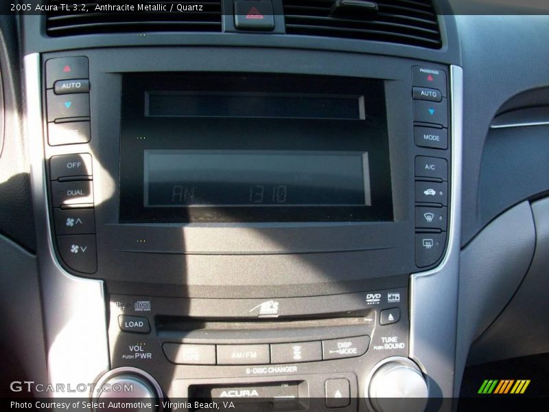 Anthracite Metallic / Quartz 2005 Acura TL 3.2