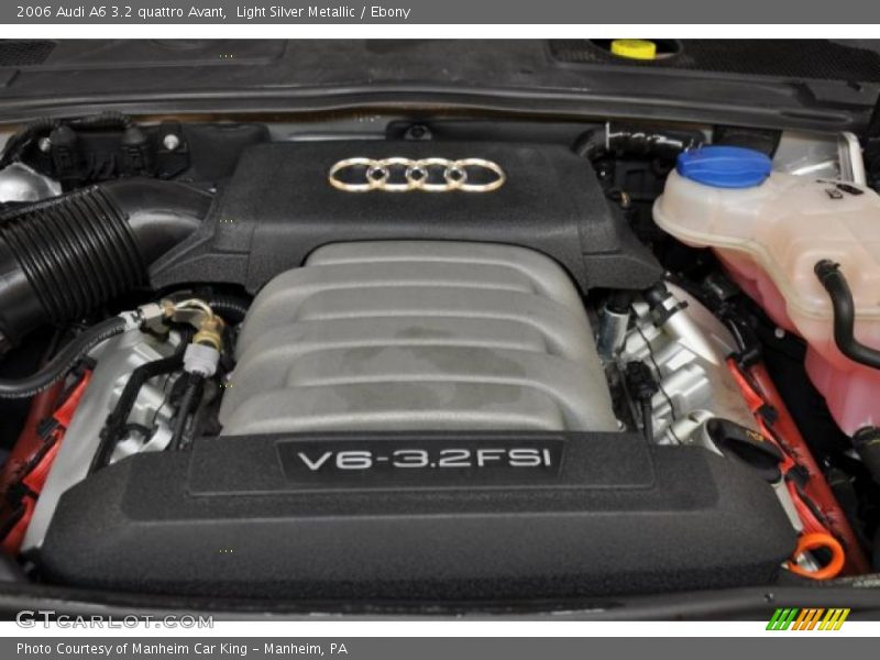 Light Silver Metallic / Ebony 2006 Audi A6 3.2 quattro Avant