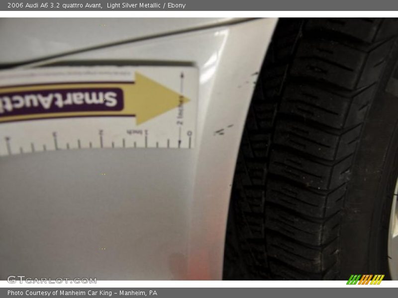 Light Silver Metallic / Ebony 2006 Audi A6 3.2 quattro Avant