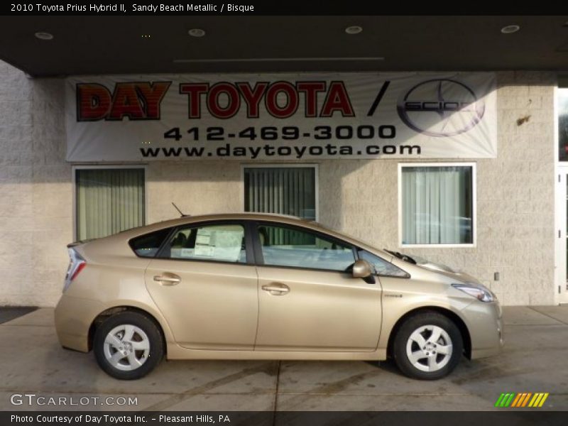 Sandy Beach Metallic / Bisque 2010 Toyota Prius Hybrid II