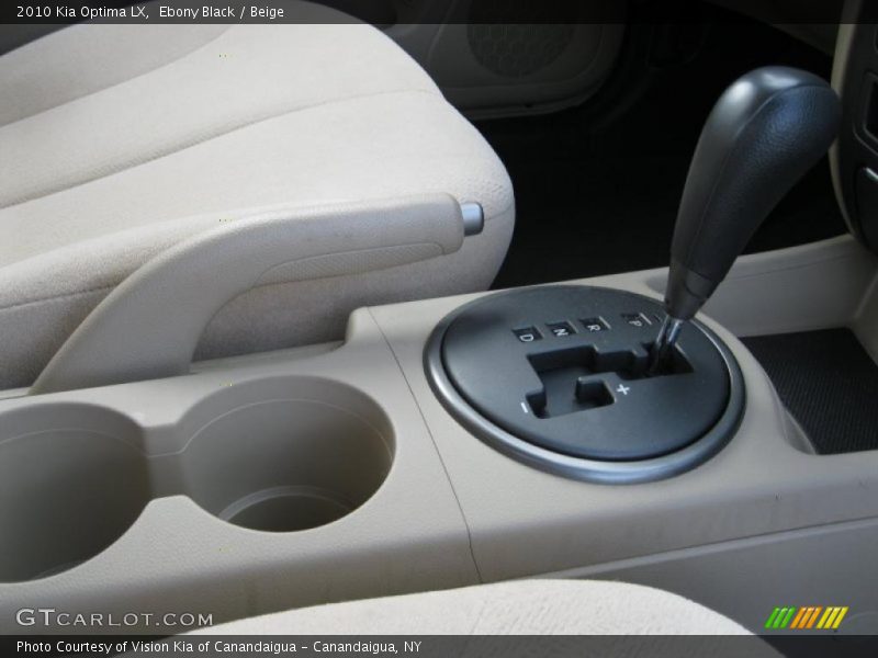 Ebony Black / Beige 2010 Kia Optima LX