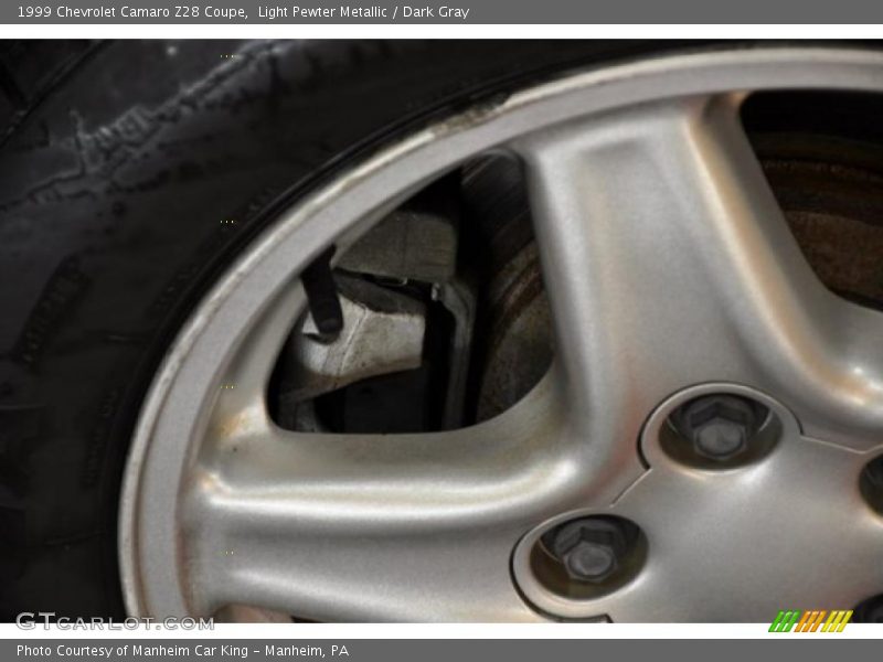 Light Pewter Metallic / Dark Gray 1999 Chevrolet Camaro Z28 Coupe
