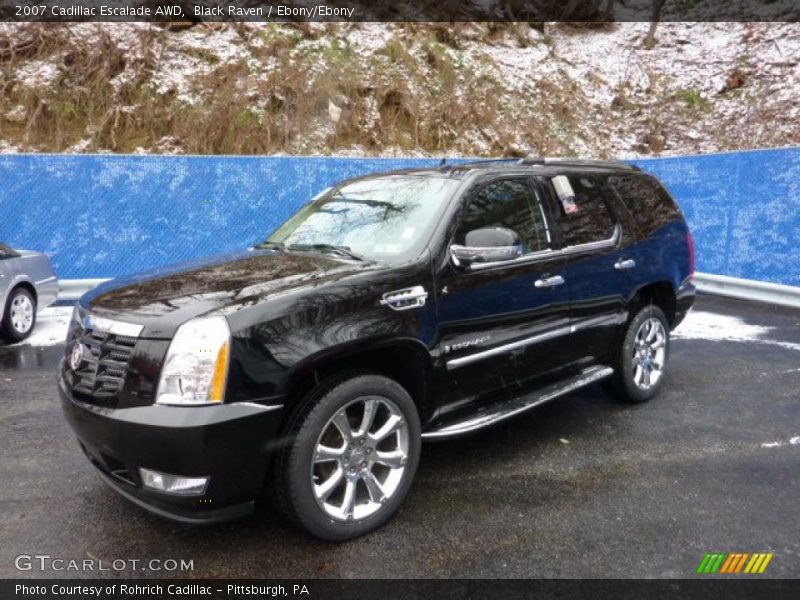 Black Raven / Ebony/Ebony 2007 Cadillac Escalade AWD