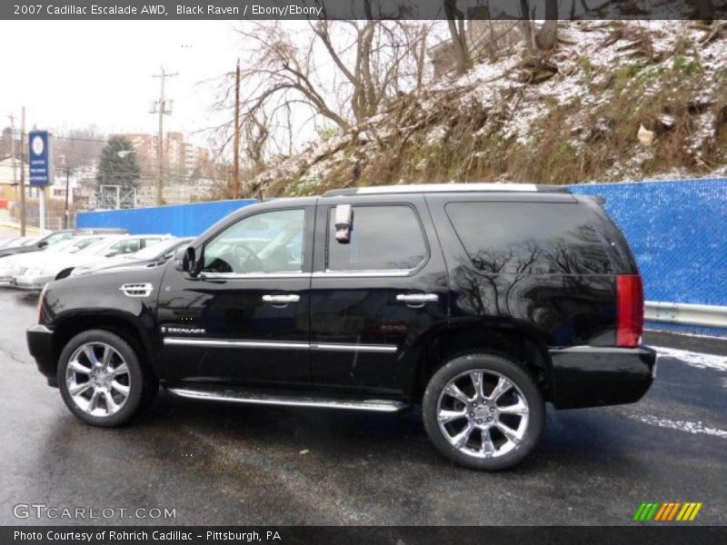 Black Raven / Ebony/Ebony 2007 Cadillac Escalade AWD