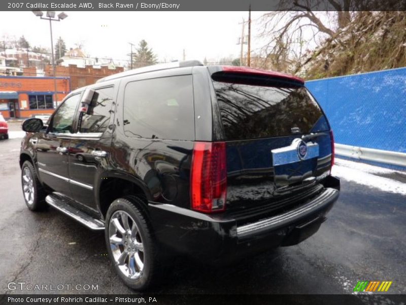 Black Raven / Ebony/Ebony 2007 Cadillac Escalade AWD