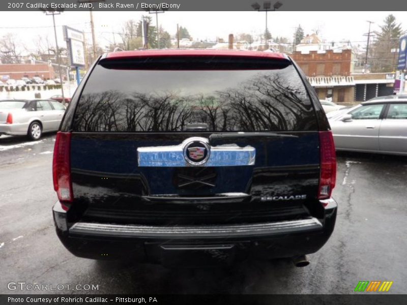 Black Raven / Ebony/Ebony 2007 Cadillac Escalade AWD