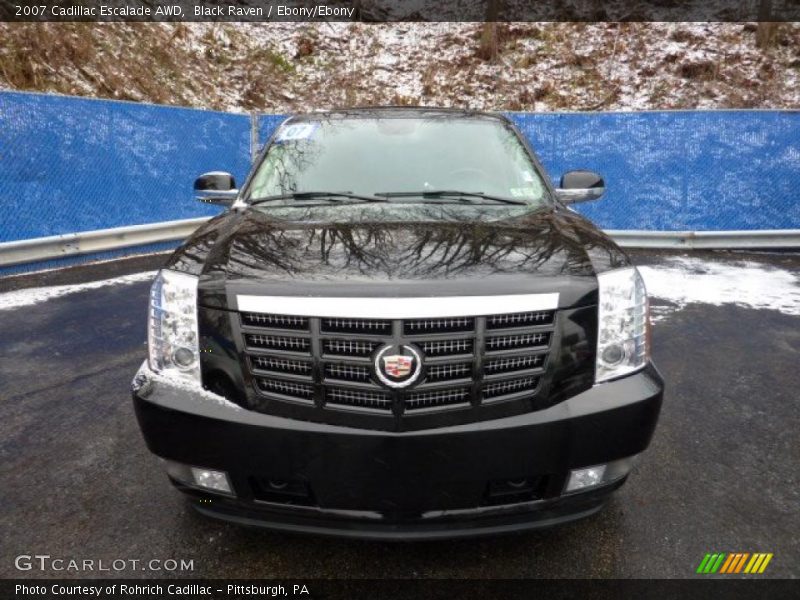 Black Raven / Ebony/Ebony 2007 Cadillac Escalade AWD