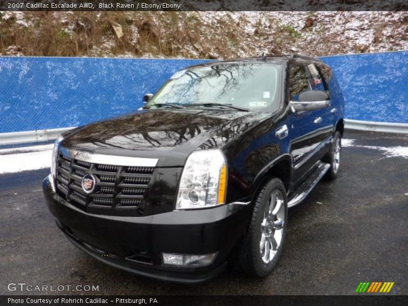 Black Raven / Ebony/Ebony 2007 Cadillac Escalade AWD