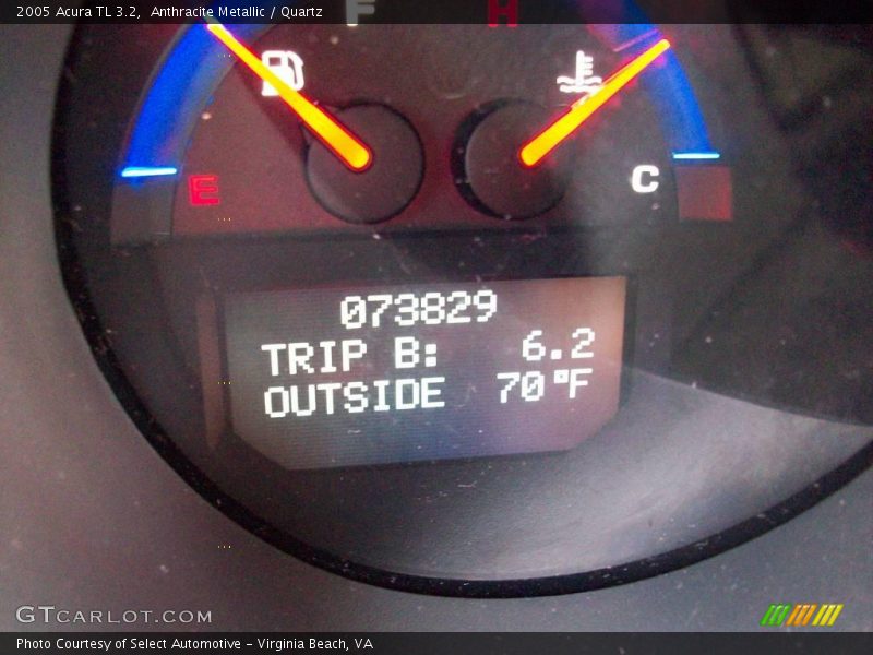 Anthracite Metallic / Quartz 2005 Acura TL 3.2